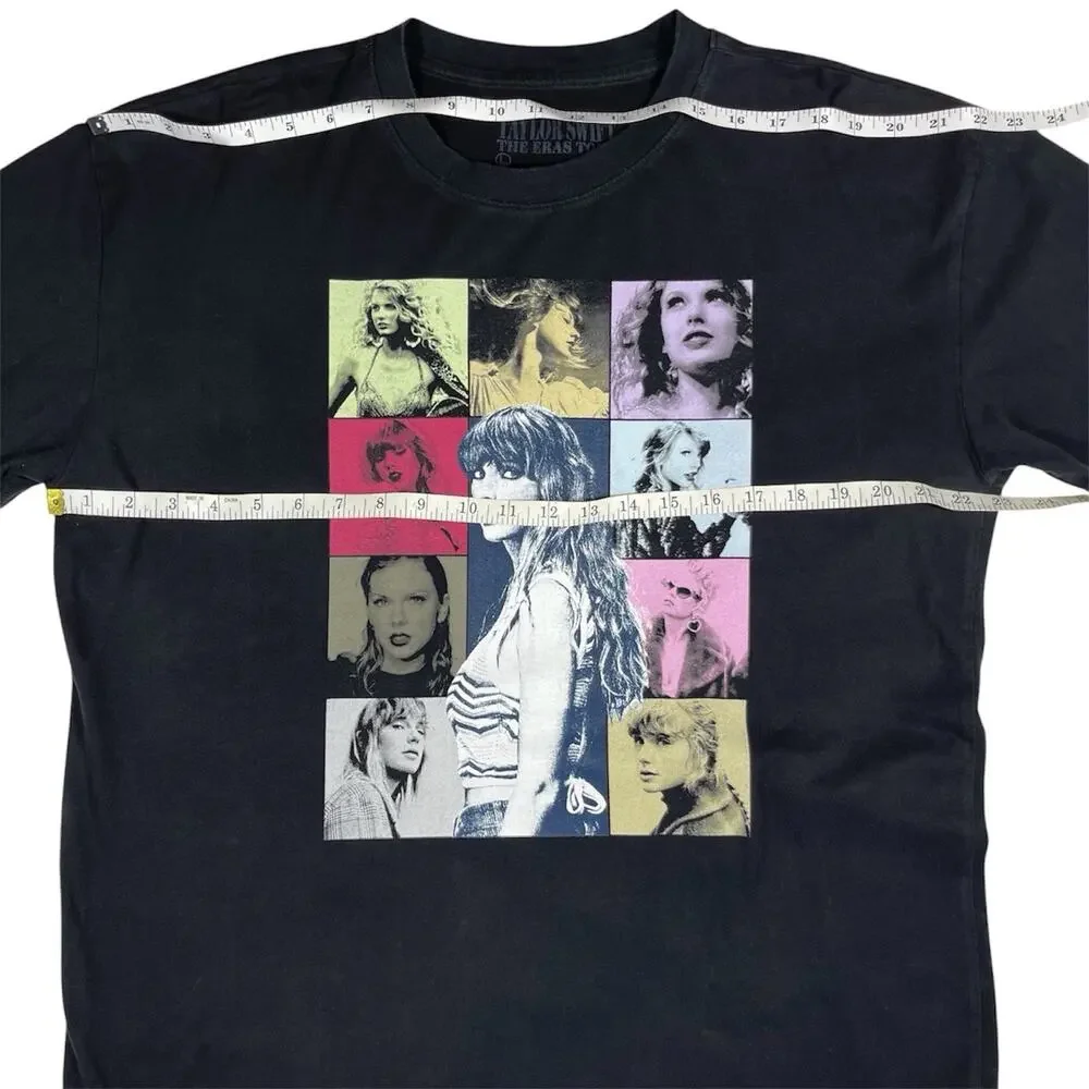 Taylor Swift The Eras Tour Swiftie Concert Merch Women’s Black T-Shirt, Large - Picture 6 of 6